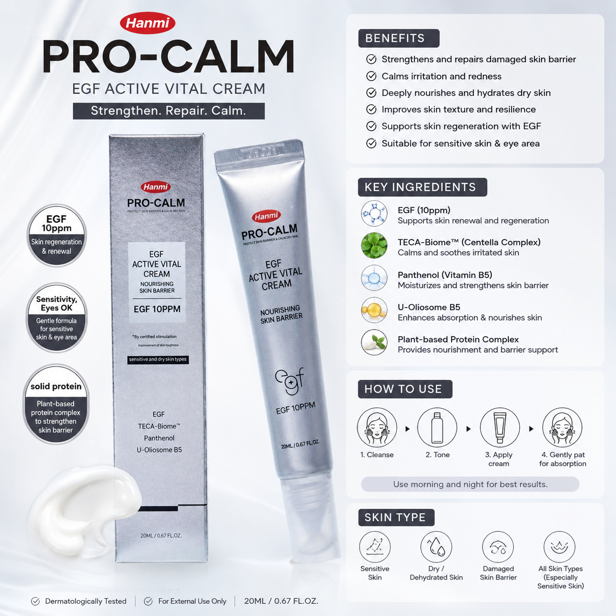 Hanmi PRO-CALM EGF Active vital cream